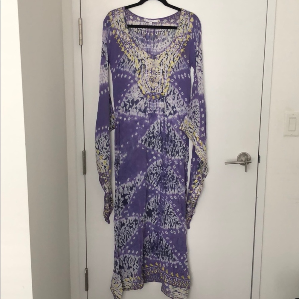 Calypso St. Barth long purple caftan, size 1